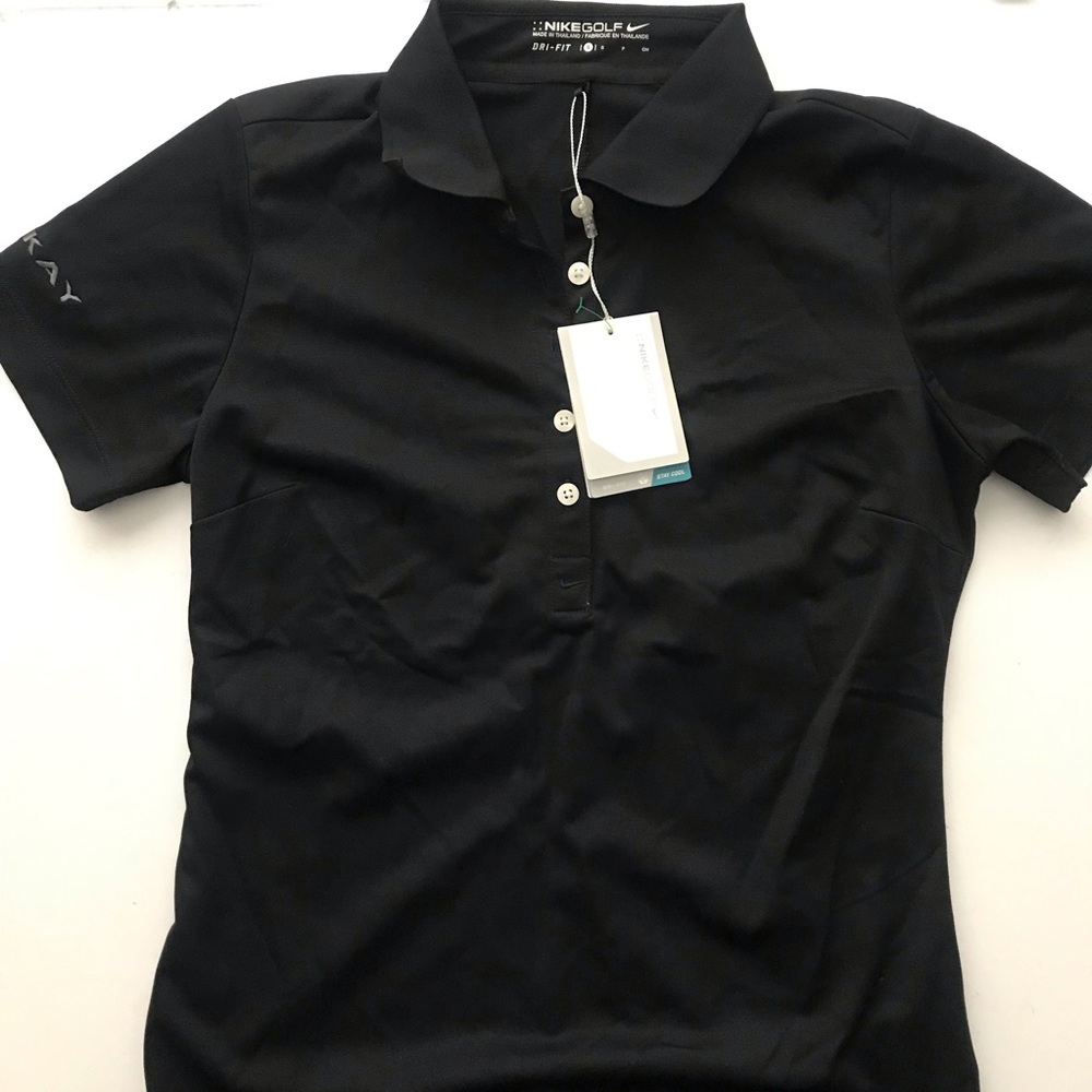 Nike Black Short Sleeve Golf Polo Tee